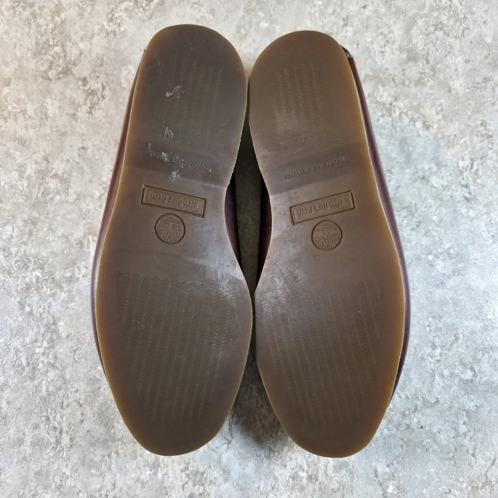 Timberland Classic 2-Eye Boat Shoes Brown Leather Deck ShoeYacht 25077 Size 11.5